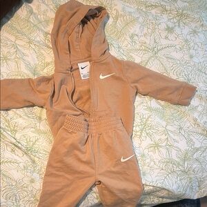 Nike Beige Baby Tracksuit